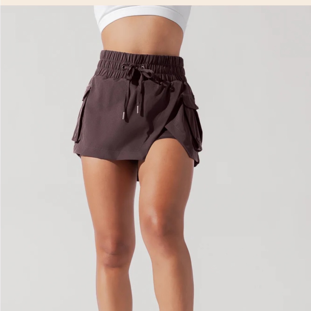 Popflex Hiking Skort - Large - Pecan